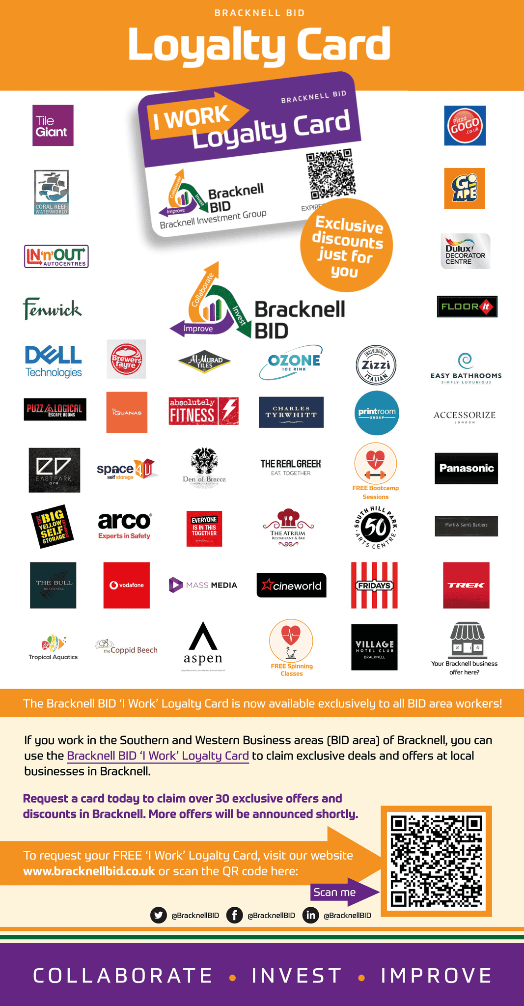 I Work Loyalty Card Bracknell BID I Work Loyalty Card Bracknell BID