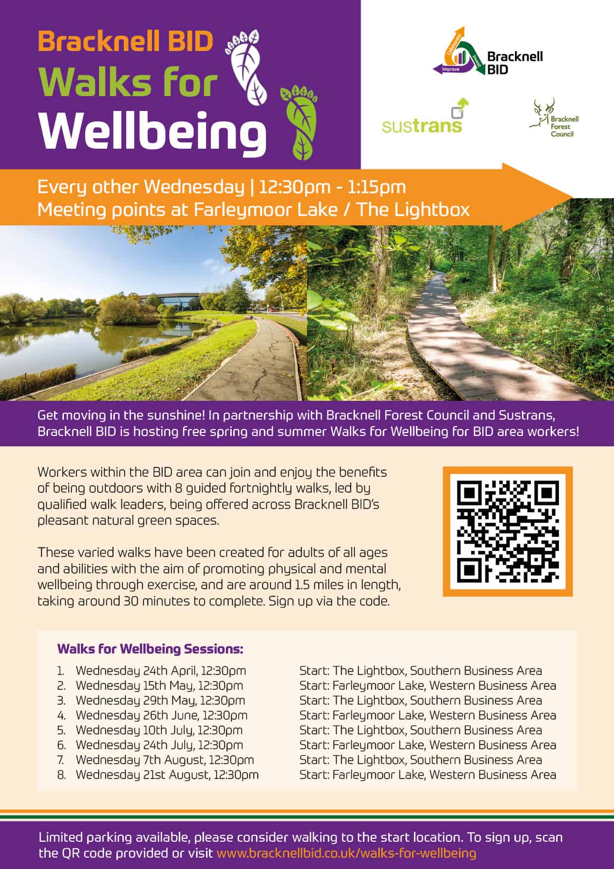 Walks for Wellbeing Flyer